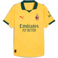 Puma AC Milan 25/26 Authentic Third Jersey Men, Sport, Sunny Yellow/Dark Myrtle, XL