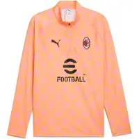 Puma Ac Milan Warm Up 1/4 Zip Top Trening Halv Glidelås Genser