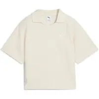 Puma Class Relaxed Polo Tee Women, Clothing, Alpine Snow, S