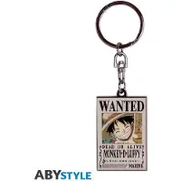 Abystyle One Piece Raktų Pakabukas - Wanted Luffy
