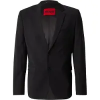 HUGO for man. 50540157 Black blazer Arti black (46), Casual, Party, Synthetic, Classic