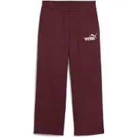 Puma Essentials Nature 2.0 Comfort Logo Straight Pants Women, Women, Ruby Shimmer, XS