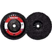 3M 3MTM Scotch-BriteTM Clean and Strip XO-RD Pro Rondel, Lilla S XCRS, 125 mm x 22 mm, 10 stk/krt - (10 stk.)