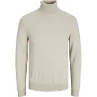 Jack & Jones Emil Knit Roll Neck Detail Melange Genser
