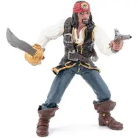Papo Piraten med pistolen - H: 10,5 cm - - OneSize - Lekefigur