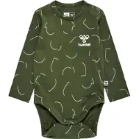 Hummel Body I/e - hmlObi - Olive Natt - - 1 år (80) - Langermet Body