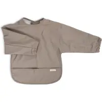 Filibabba Bib w. sleeves - Warm Grey