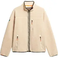 Superdry for man. M2014140A Beige Polar Outdoor Full Zip (XL), Casual, Recycled Polister, Sustainable