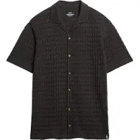 Superdry Knitted Texture Kortarmet Skjorte