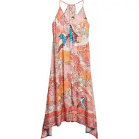 Superdry for woman. W8011888A Jack multicoloured printed dress (XS), Casual, Multicolor, Viscose, Sleeveless / Straps