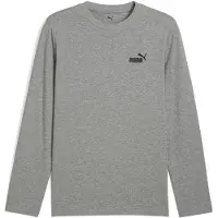 Puma Essentials No. 1 Logo Long Sleeve Tee Men, Clothing, Medium Gray Heather, 3XL