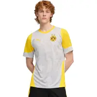 Puma Borussia Dortmund Training Jersey Men, Sport, Silver Mist/Faster Yellow, XL
