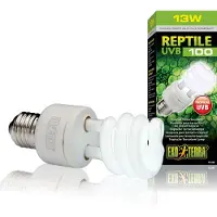 Exo Terra PT2187 Reptile Heat Lamp UVB 25W E27 (1-Pack)