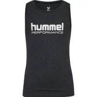 Hummel Singlet - HmlJR - Black Melert - - 4 år (104) - Singlet