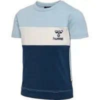 Hummel T-skjorte - hmlAzur Block - Celestial Blue - - 74 - T-skjorte