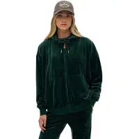 Superdry Country Club Velour Genser Med Hel Glidelås
