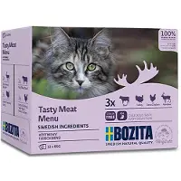 Bozita Smakfull Våtfôr Med Kjøttmeny Til Katt 85g 12 Enheter