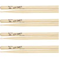 Los Cabos 7A Hickory NylonTip Drumsticks 2 Pair Pack