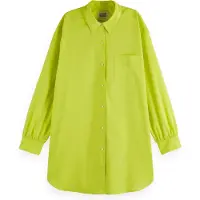 Scotch & Soda U9b00628t Oversized Skjorte Med Lange Ermer