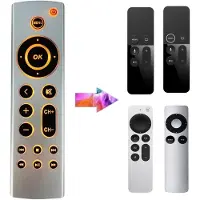 24hShop Universalfjernkontroll for Apple TV kompatibel med flere modeller - A2169 A1842 A1625