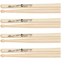 Los Cabos Next Generation Maple 4-7 Wood Tip Drumsticks 2 Pair Pack