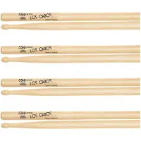 Los Cabos 55AB Hickory Wood Tip Drumsticks 2 Pair Pack
