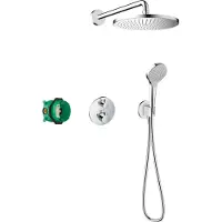 Hansgrohe HG Croma 280 indbygningssæt - Indbygningssæt ø280mm m/hoved/håndbr/sl forkr