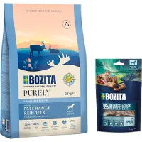 Purely Bozita Dog Adult Active Grain Free reinsdyr - 2,5 kg