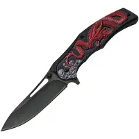 Rite Edge Dragon Linerlock A/O Red