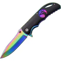 ELK RIDGE Linerlock A/O Rainbow
