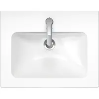 Duravit ME by Starck vask 63x49cm med hanehul og overløb