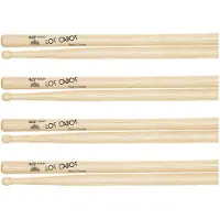 Los Cabos Jazz Hickory Wood Tip Drumsticks 2 Pair Pack