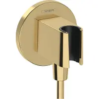 Hansgrohe Slangeudtag FixFit S m/holder, pol. guld