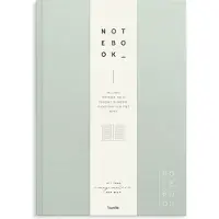 Mayland-Burde A/S Notebook Textile A4 green lined