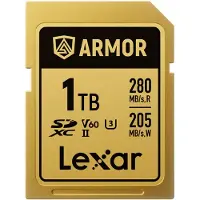 Lexar Sdxc Pro Gold Series Armor Uhs-ii 1tb V60 Ip68 Minnekort