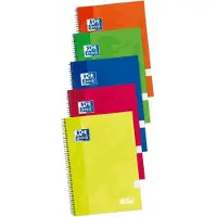 Oxford Hamelin Notatbok Med Ekstra Hardt Omslag F 80 Ark 5 Enheter