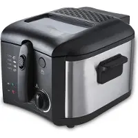 Kuken Rustfritt Stål Friteringsmaskin 2l 1300w