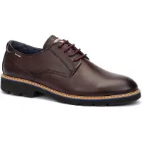 Pikolinos for man. M7D-4289 Dark brown Alarcon leather shoes (44), Flat, Laces, Casual