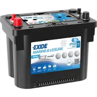 Exide 12v/750 Cca Dual Agm Ep450 Batteri 50ah