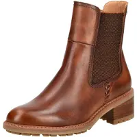 Pikolinos for woman. W0D-8792 Brown Medina Leather Ankle Boots (42), 3 to 5 cm, Zip, Casual