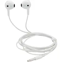 STREETZ E130 Semi-in-ear hodetelefoner, 3.5 mm, mic, hvit