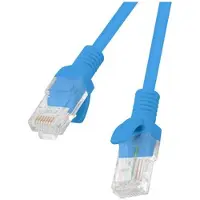 Lanberg patch cable - 1 m - blue RAL 5012 - Blå - 1m