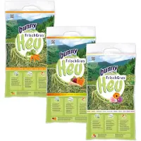 BunnyNature Bunny FreshGrass Høysett Gulrot, Vital, Blomster - Sparepakke: 9 x 500 g