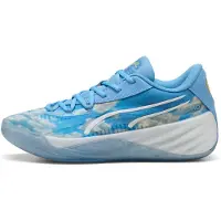 Puma All-Pro NITRO Dennis Schroder Basketball Shoes Unisex, Shoes, Light Blue/White, 35.5