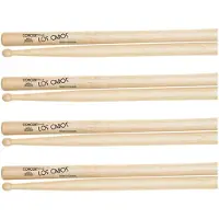 Los Cabos Concert Maple Wood Tip Drumsticks 4 Pair Pack