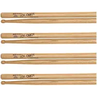 Los Cabos Jazz Red Hickory Wood Tip Drumsticks 4 Pair Pack