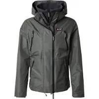 Superdry for man. M5012100A Grey hooded windbreaker jacket (XL), Casual, Recycled Polister, Sustainable