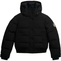 Superdry for woman. W5011993A Everest Bomber Jacket black (XL), Casual, Polyester