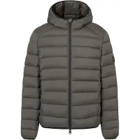 Ecoalf for man. MCMGAJKASPEN0987W25-424 Aspen green coat (S), Casual, Sustainable, Recycled polyester