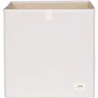 3 Sprouts Oppbevaringsboks - 33 x 33 x 33 cm - Krem - - OneSize - Oppbevaring